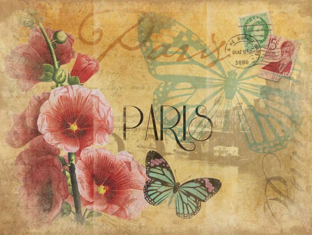 Wall Art Painting id:26001, Name: Paris Postcard 2, Artist: Grey, Jace
