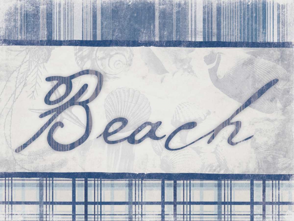 Wall Art Painting id:26064, Name: Beach in Navy, Artist: Grey, Jace