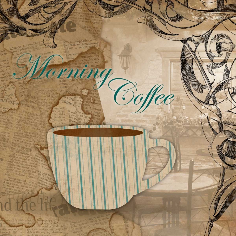 Wall Art Painting id:27161, Name: Morning coffee, Artist: Grey, Jace