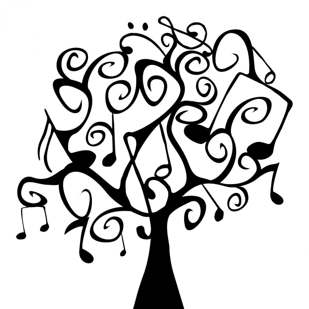 Wall Art Painting id:27306, Name: Musical Tree, Artist: Grey, Jace