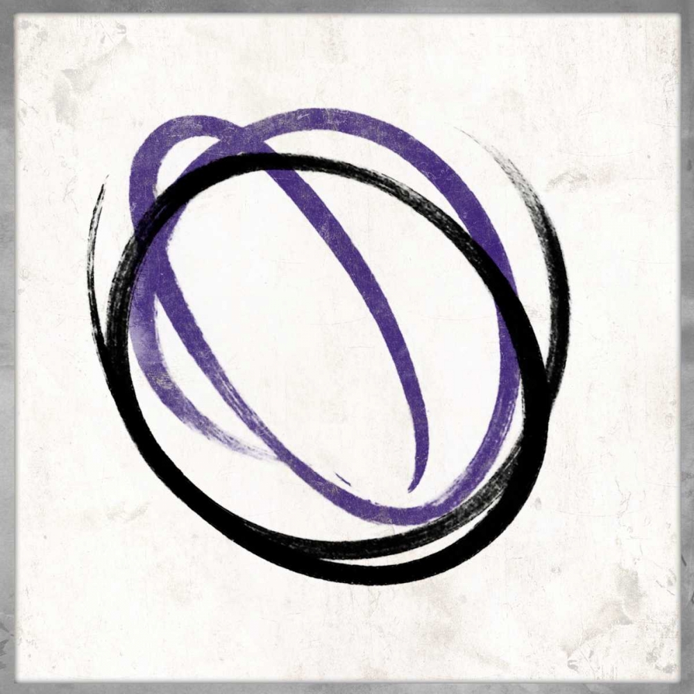 Wall Art Painting id:86587, Name: Abstract circle purple, Artist: Grey, Jace