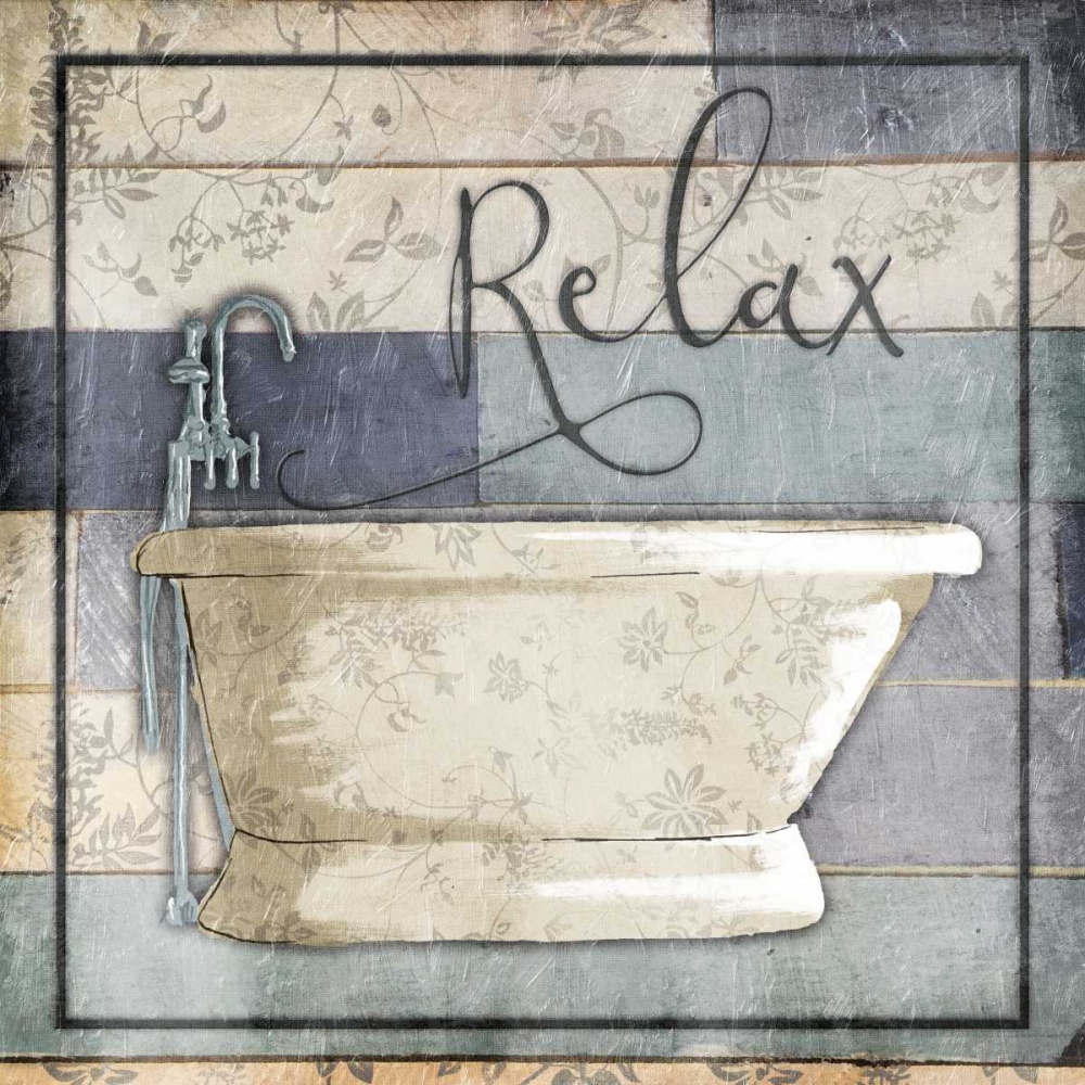 Wall Art Painting id:151901, Name: Relaxing Wooden Bath, Artist: Grey, Jace