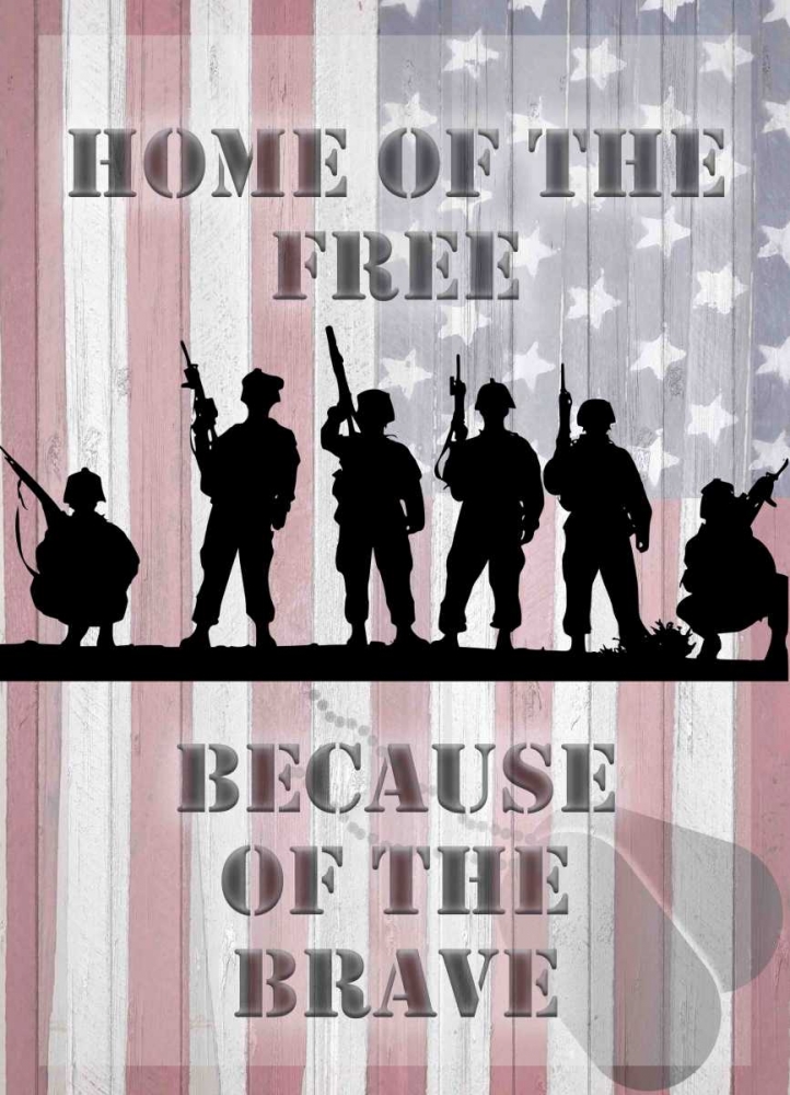 Wall Art Painting id:106588, Name: Home Of The Free, Artist: Allen, Kimberly