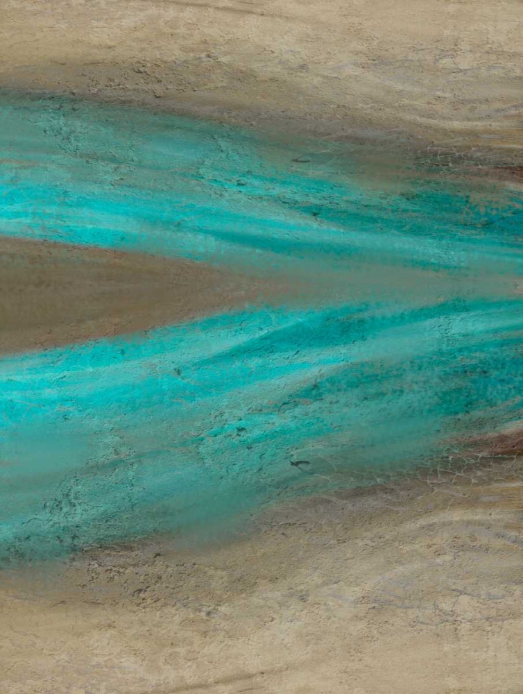 Wall Art Painting id:125798, Name: Turquoise Stream 2, Artist: Allen, Kimberly