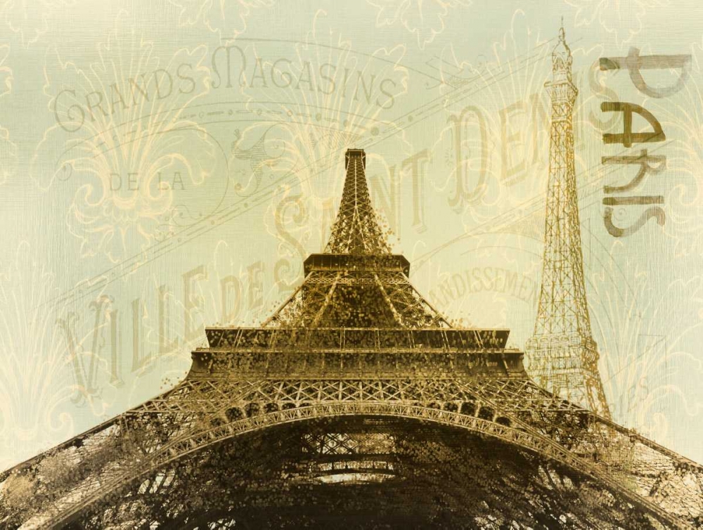 Wall Art Painting id:125821, Name: Below The Eiffel Tower, Artist: Allen, Kimberly
