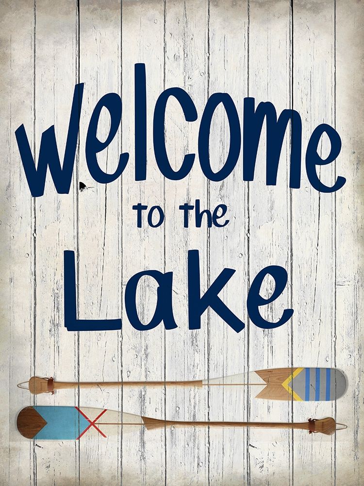 Wall Art Painting id:276640, Name: Welcome to the Lake, Artist: Allen, Kimberly