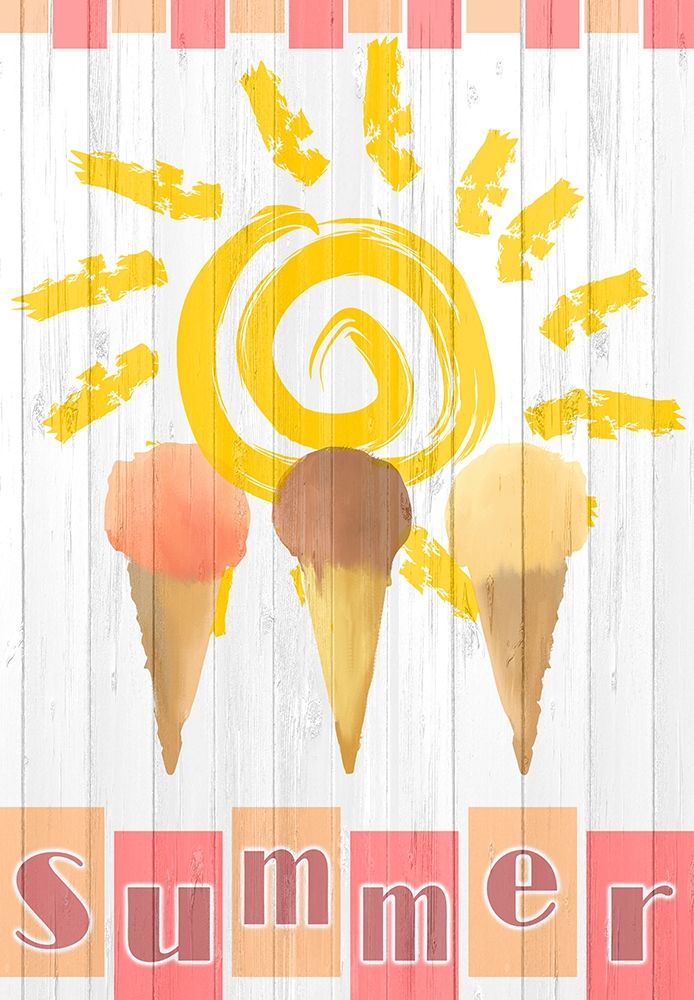 Wall Art Painting id:276720, Name: Summer Ice Cream, Artist: Allen, Kimberly