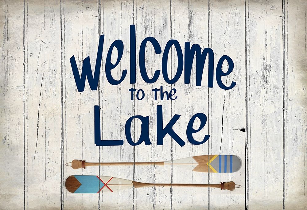 Wall Art Painting id:330899, Name: Welcome to the Lake, Artist: Allen, Kimberly