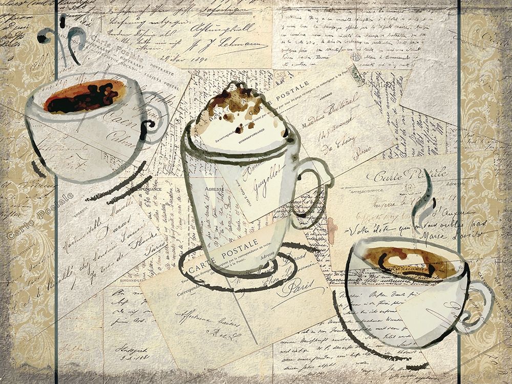 Wall Art Painting id:200205, Name: Coffee Time, Artist: Kimberly, Allen