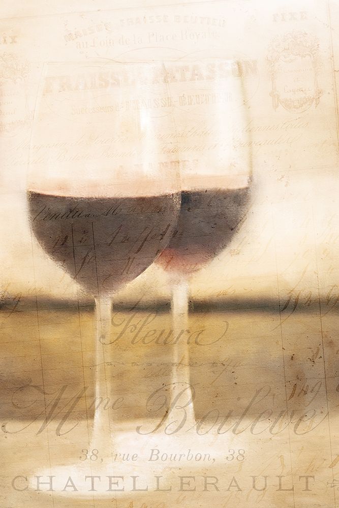 Wall Art Painting id:200313, Name: Wine Glasses, Artist: Kimberly, Allen