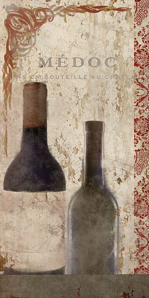 Wall Art Painting id:365911, Name: Vintage Wine, Artist: Allen, Kimberly