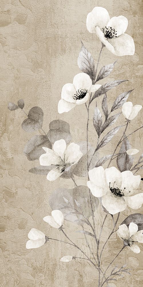 Wall Art Painting id:617538, Name: Soft Floral Branches 2, Artist: Allen, Kimberly