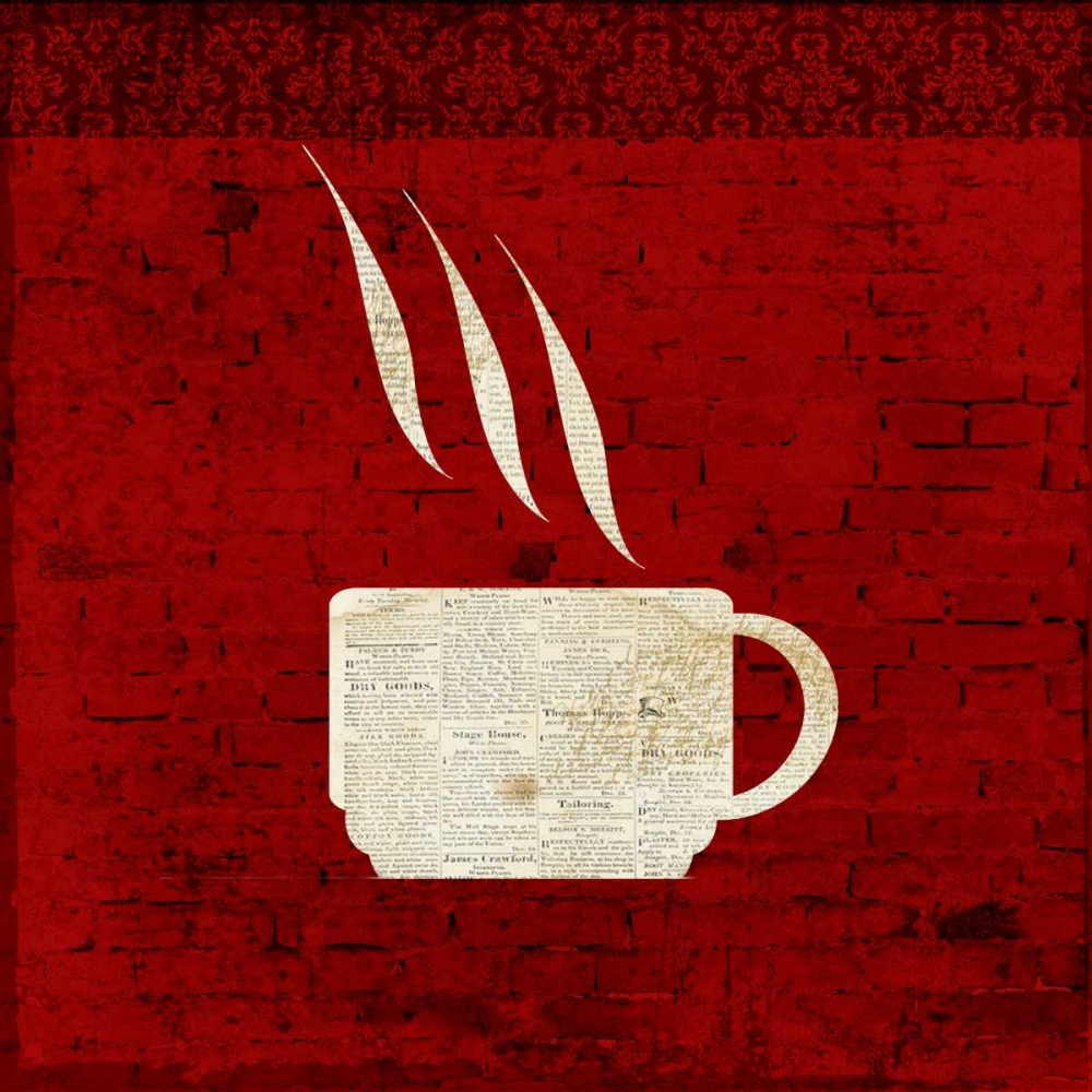 Wall Art Painting id:106685, Name: Red Coffee 2, Artist: Allen, Kimberly