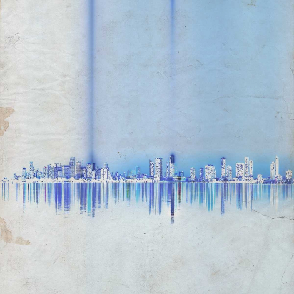 Wall Art Painting id:125874, Name: Miami in Blue, Artist: Allen, Kimberly
