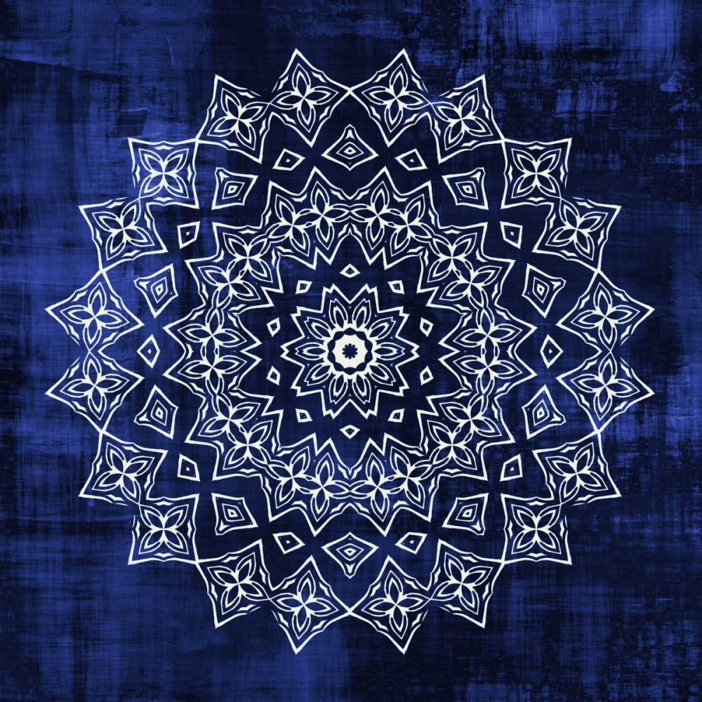 Wall Art Painting id:122003, Name: Indigo Mandala 2, Artist: Allen, Kimberly