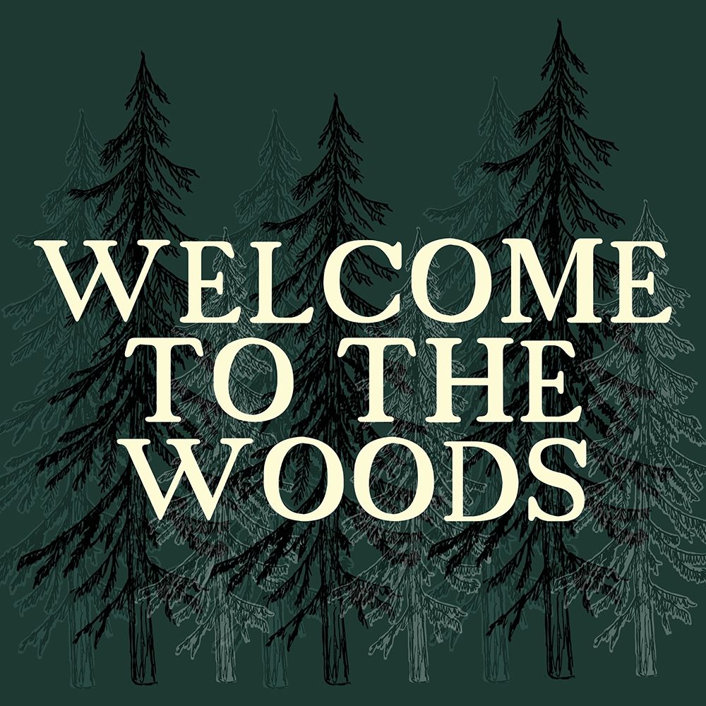 Wall Art Painting id:277001, Name: Welcome to The Woods 1, Artist: Allen, Kimberly