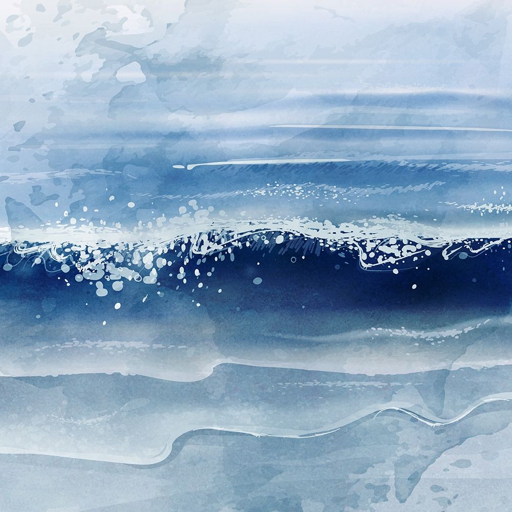 Wall Art Painting id:422566, Name: Ocean Waves, Artist: Allen, Kimberly