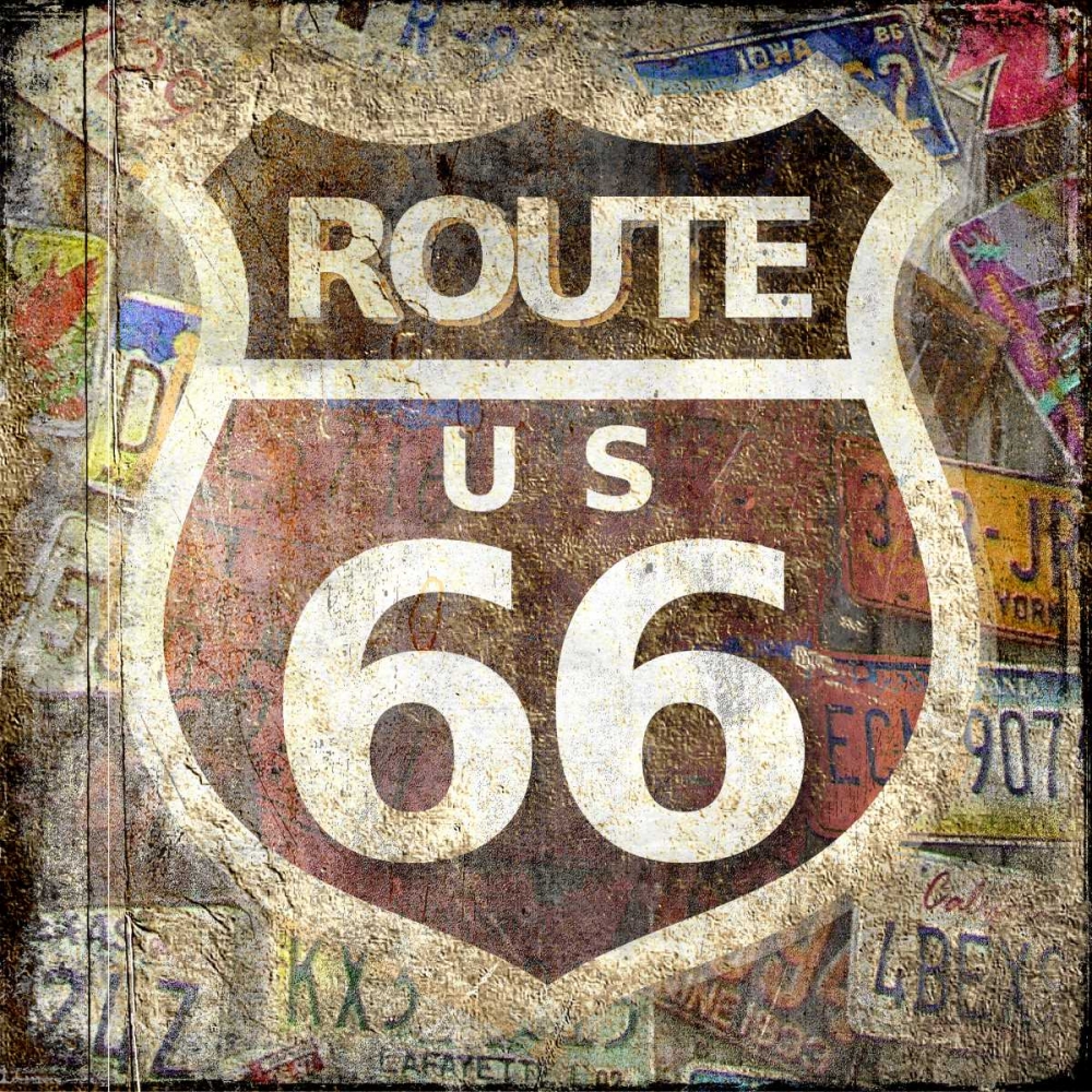 Wall Art Painting id:161905, Name: Route 66, Artist: Allen, Kimberly