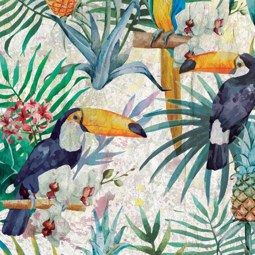 Wall Art Painting id:162023, Name: Tropical Life 1, Artist: Allen, Kimberly