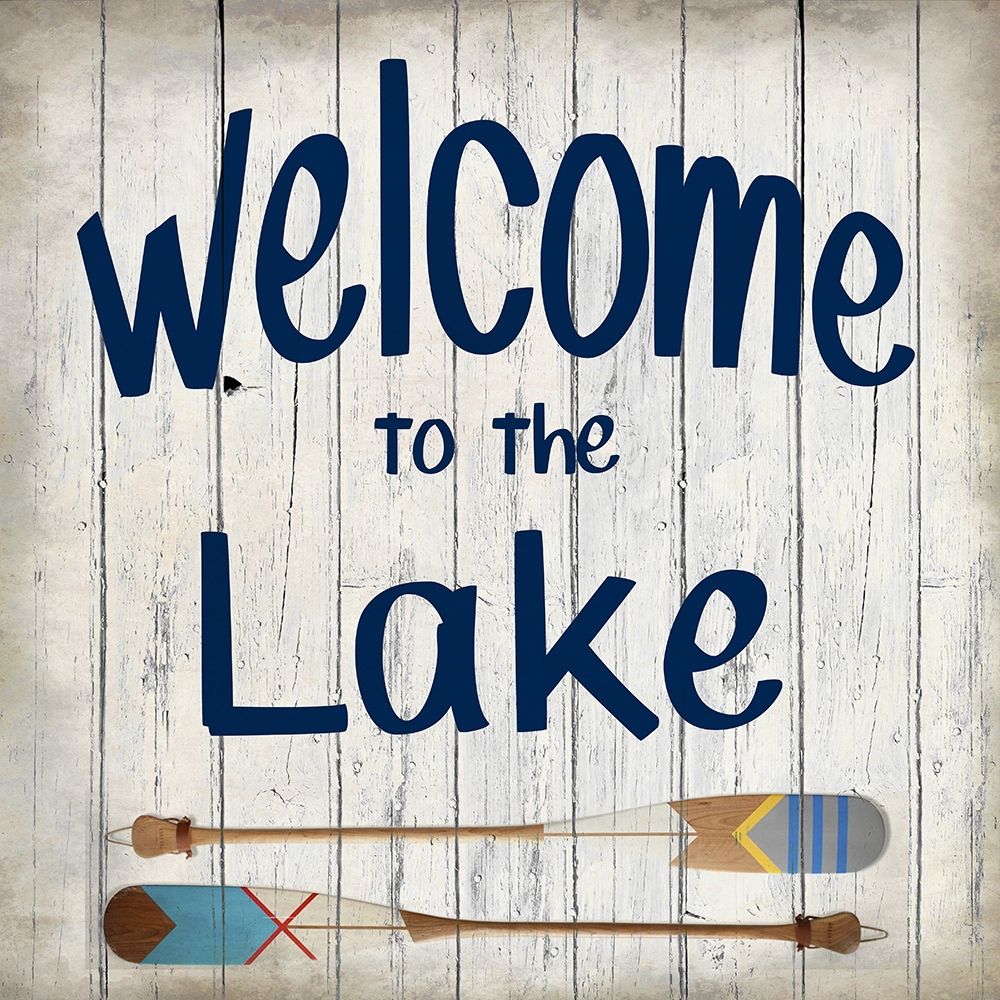 Wall Art Painting id:200555, Name: Welcome to the Lake, Artist: Allen, Kimberly