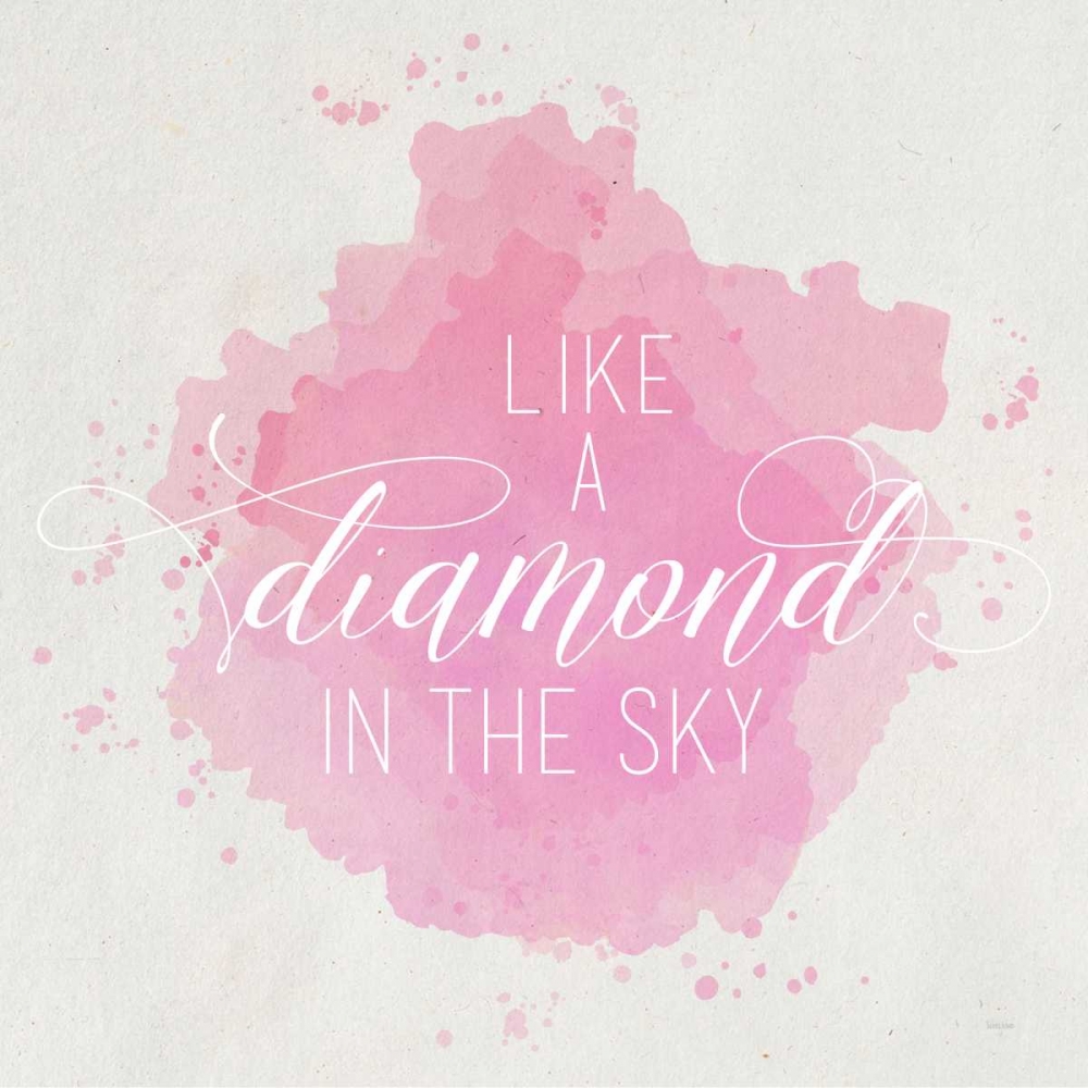 Wall Art Painting id:138414, Name: Diamond Sky Pink, Artist: Louise, Gigi