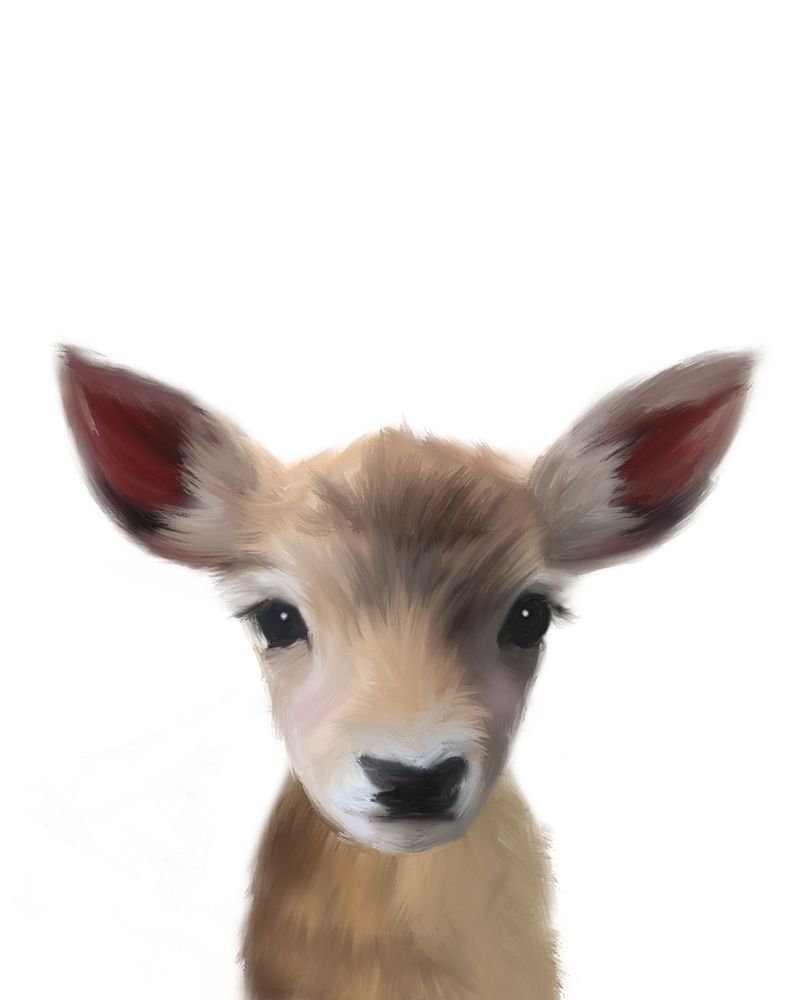 Wall Art Painting id:277057, Name: Baby Deer, Artist: Straatsma, Leah