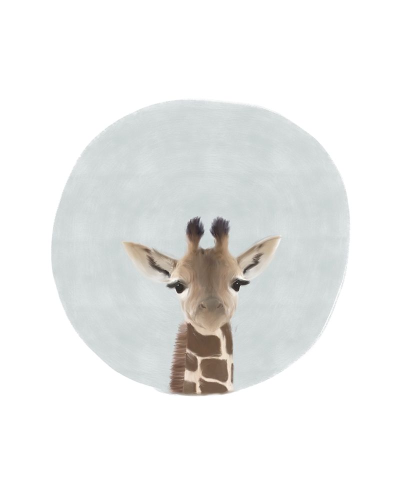 Wall Art Painting id:220947, Name: Baby Giraffe, Artist: Straatsma, Leah