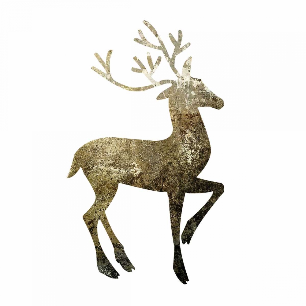 Wall Art Painting id:138823, Name: Glimmer Deer 1, Artist: Hogan, Melody