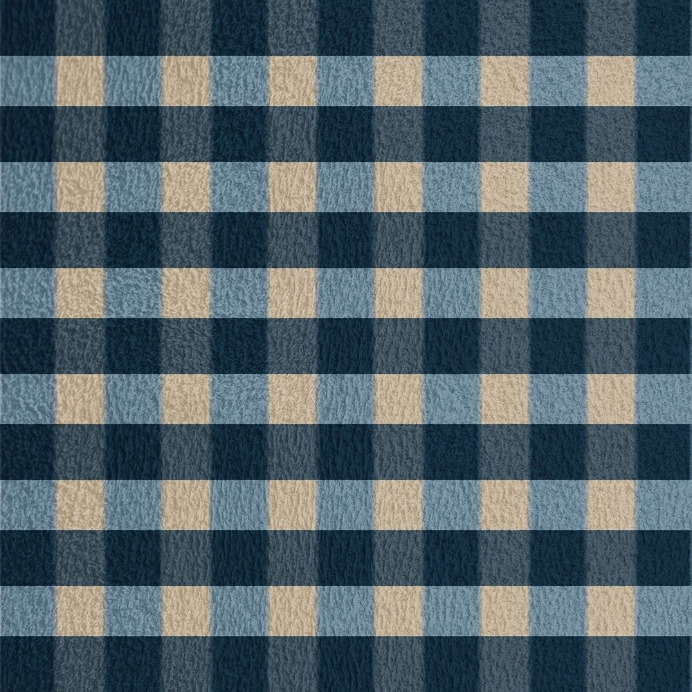 Wall Art Painting id:277245, Name: Blue Hue Gingham, Artist: Prime, Marcus