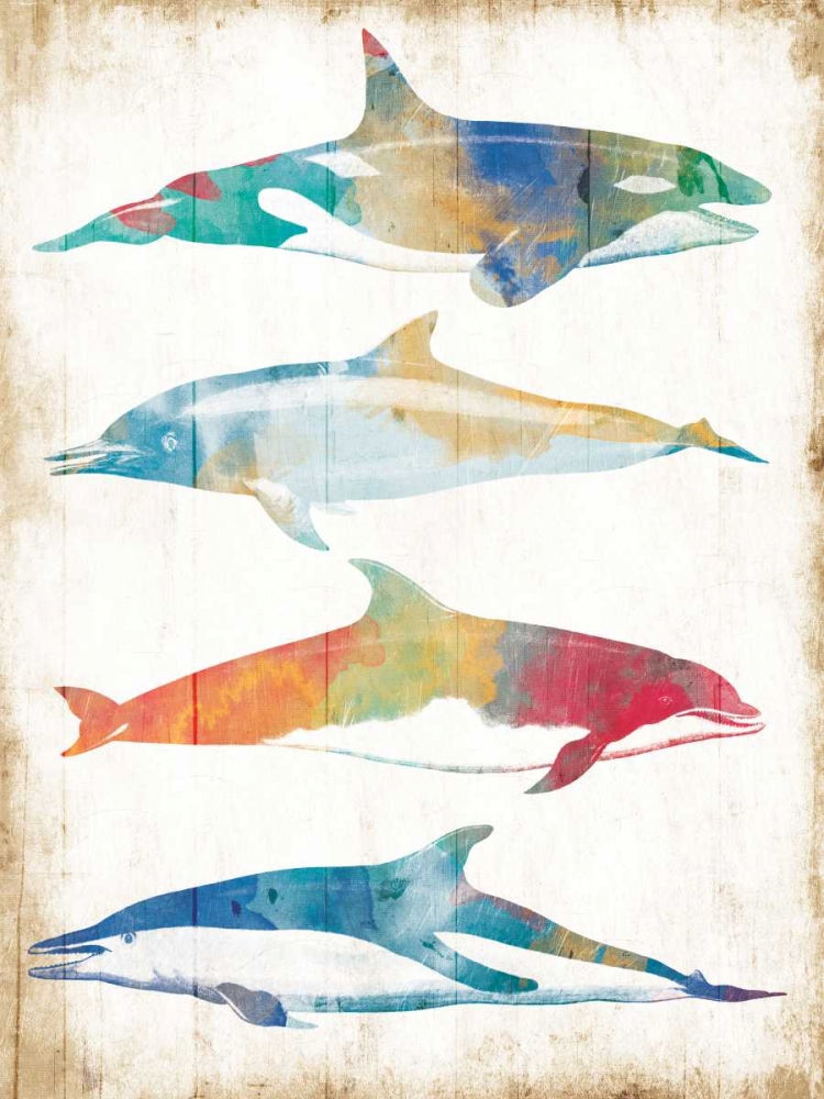 Wall Art Painting id:184357, Name: Colorful Sea Life, Artist: Villa, Milli