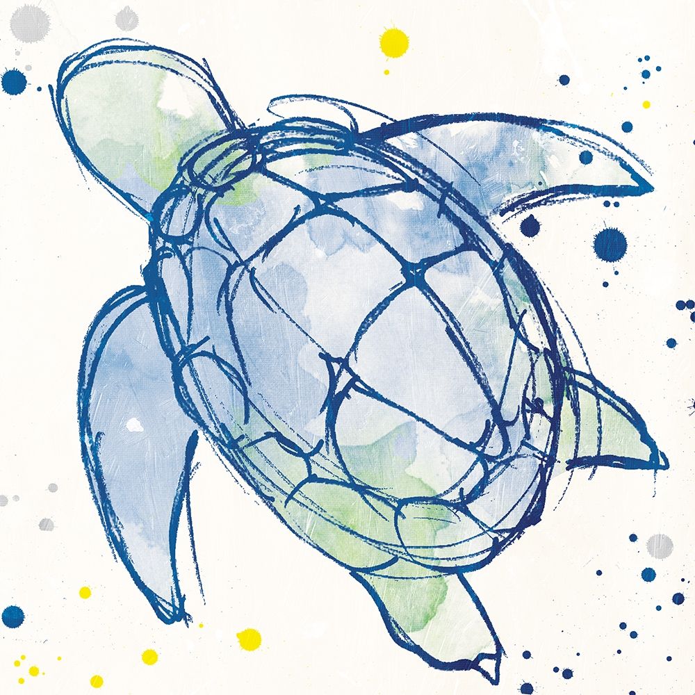 Wall Art Painting id:190871, Name: Minimal Sketch Turtle, Artist: Villa, Milli