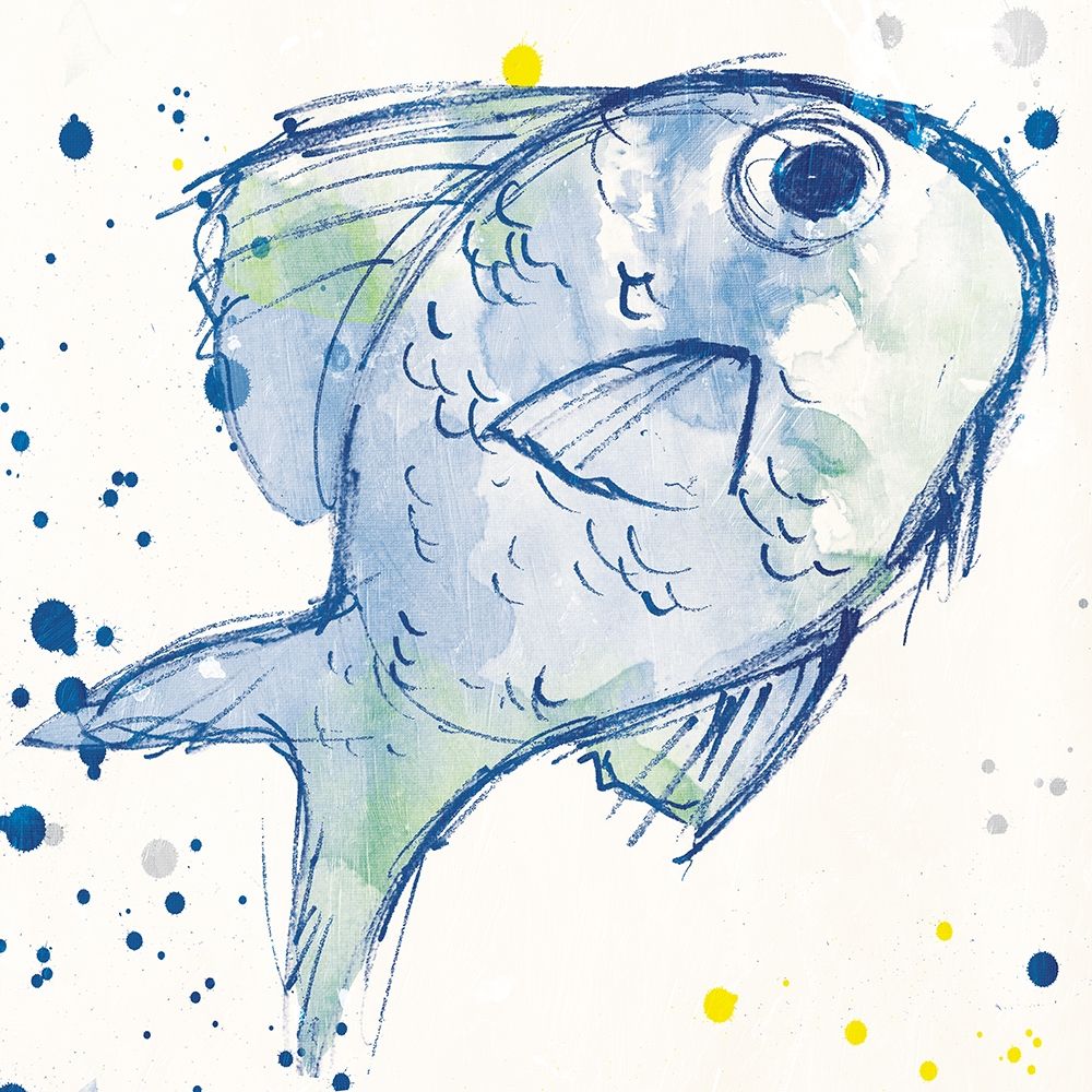 Wall Art Painting id:190872, Name: Minimal Sketch Fish, Artist: Villa, Milli