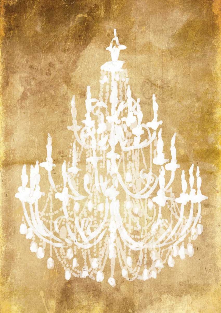 Wall Art Painting id:138976, Name: Gold Chandelier, Artist: OnRei