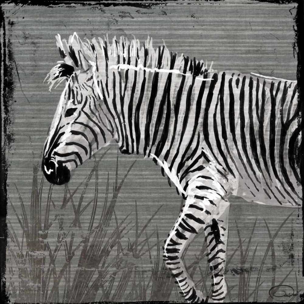 Wall Art Painting id:32255, Name: Zebra Walk, Artist: OnRei