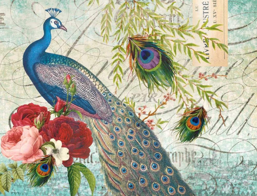 Wall Art Painting id:152691, Name: Peacock 110, Artist: Lula Bijoux and Company