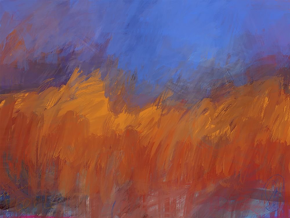 Wall Art Painting id:439504, Name: Burning Forest, Artist: Butcher, Sarah