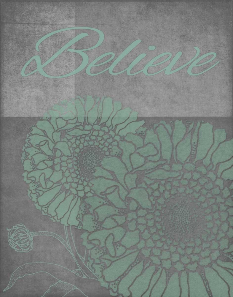 Wall Art Painting id:139576, Name: Floral Believe 4, Artist: Carlson, Tina