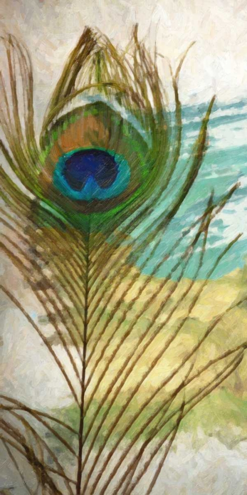 Wall Art Painting id:39349, Name: PEACOCK FEATHER 2, Artist: Greene, Taylor