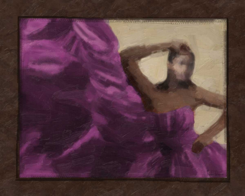 Wall Art Painting id:40075, Name: LADY IN PLUM, Artist: Greene, Taylor