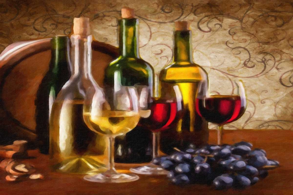 Wall Art Painting id:39295, Name: Wine I, Artist: Greene, Taylor