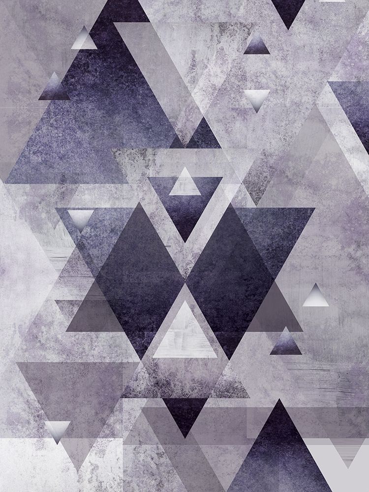 Art Print: Purple Geometric
