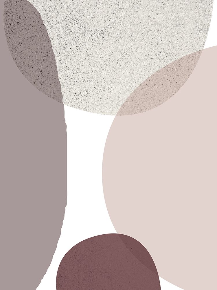 Art Print: Mid Century ColorDew Burgundy 3