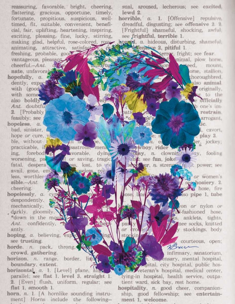 Wall Art Painting id:139657, Name: Skull 1, Artist: Brown, Victoria
