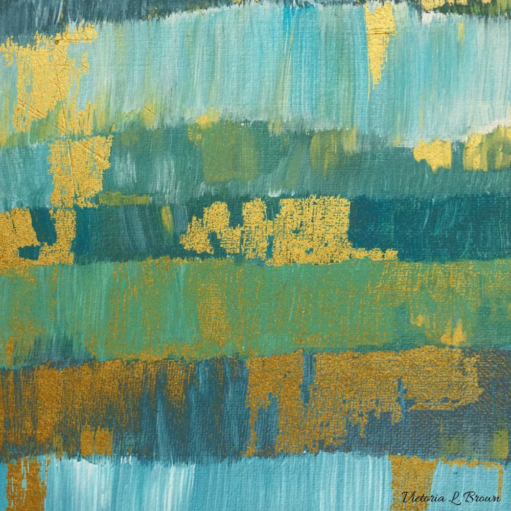 Wall Art Painting id:139682, Name: Abstract Blues, Artist: Brown, Victoria