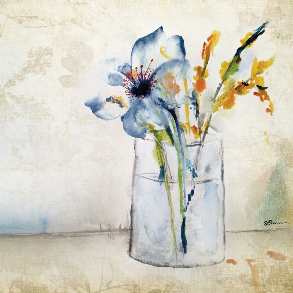 Wall Art Painting id:139696, Name: Vase Center Piece 2, Artist: Brown, Victoria