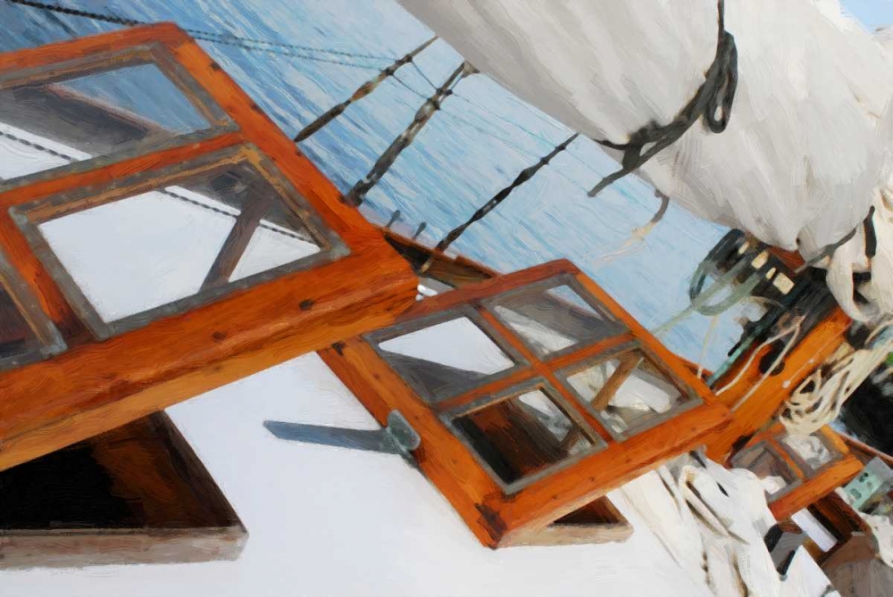 Wall Art Painting id:139749, Name: Sailboat Topside, Artist: Foschino, Suzanne