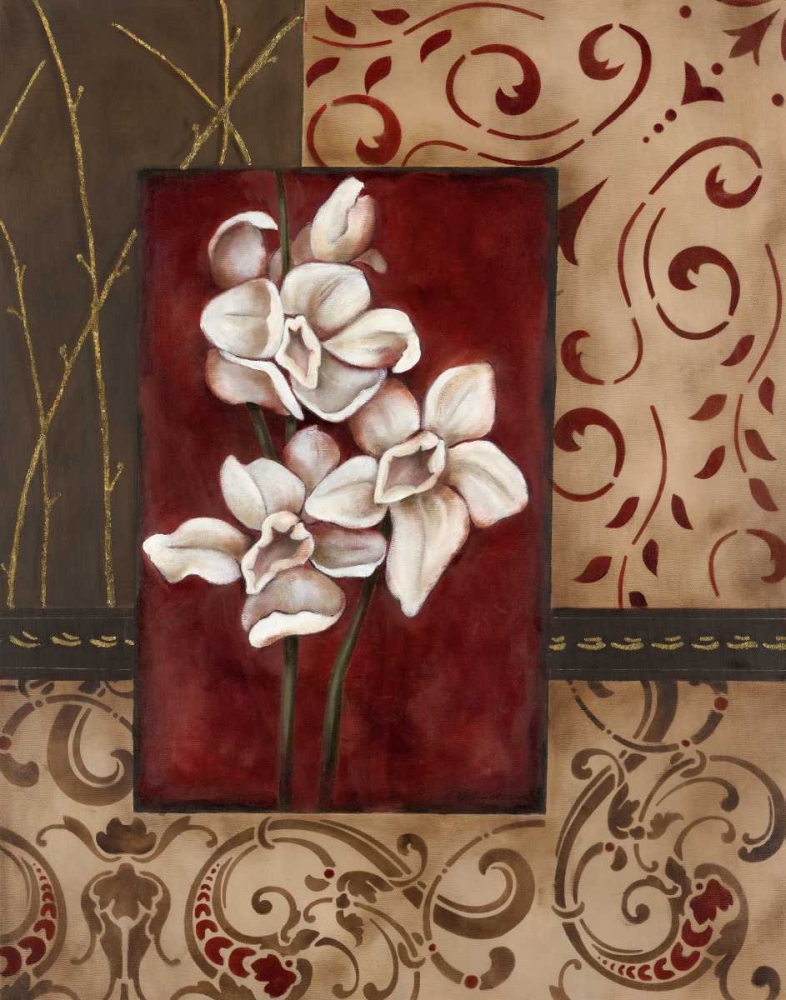 Wall Art Painting id:10005, Name: Stylized Orchid I, Artist: Robinson, Carol