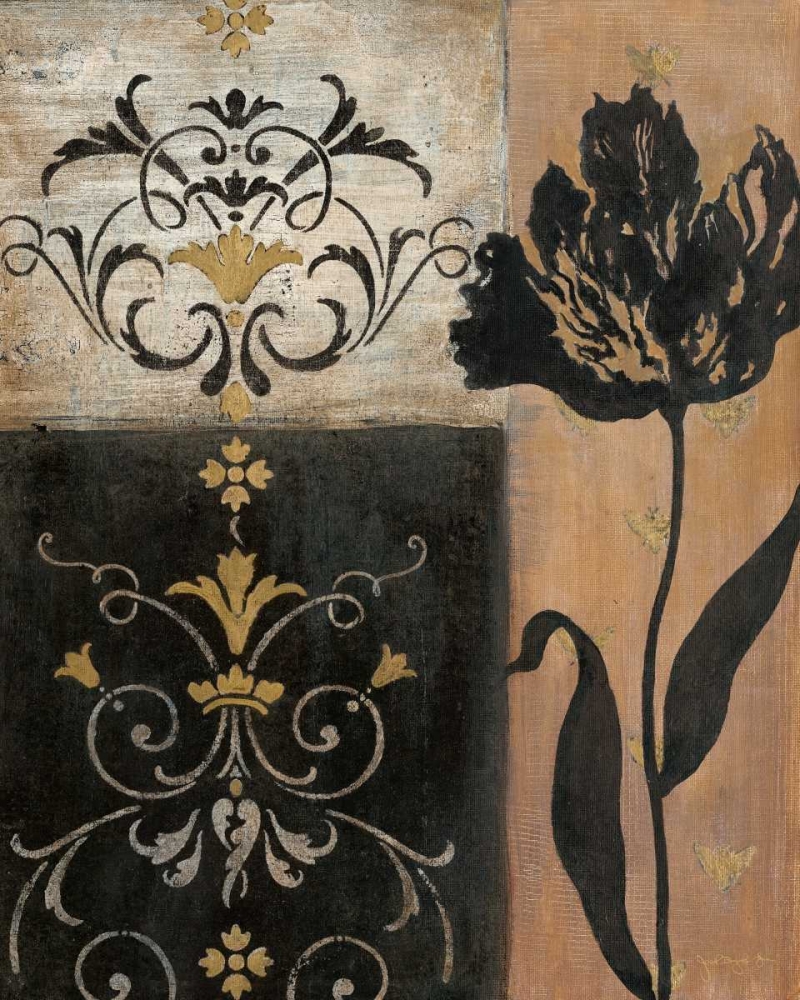 Wall Art Painting id:10368, Name: Tulip Silhouette, Artist: Tava Studios