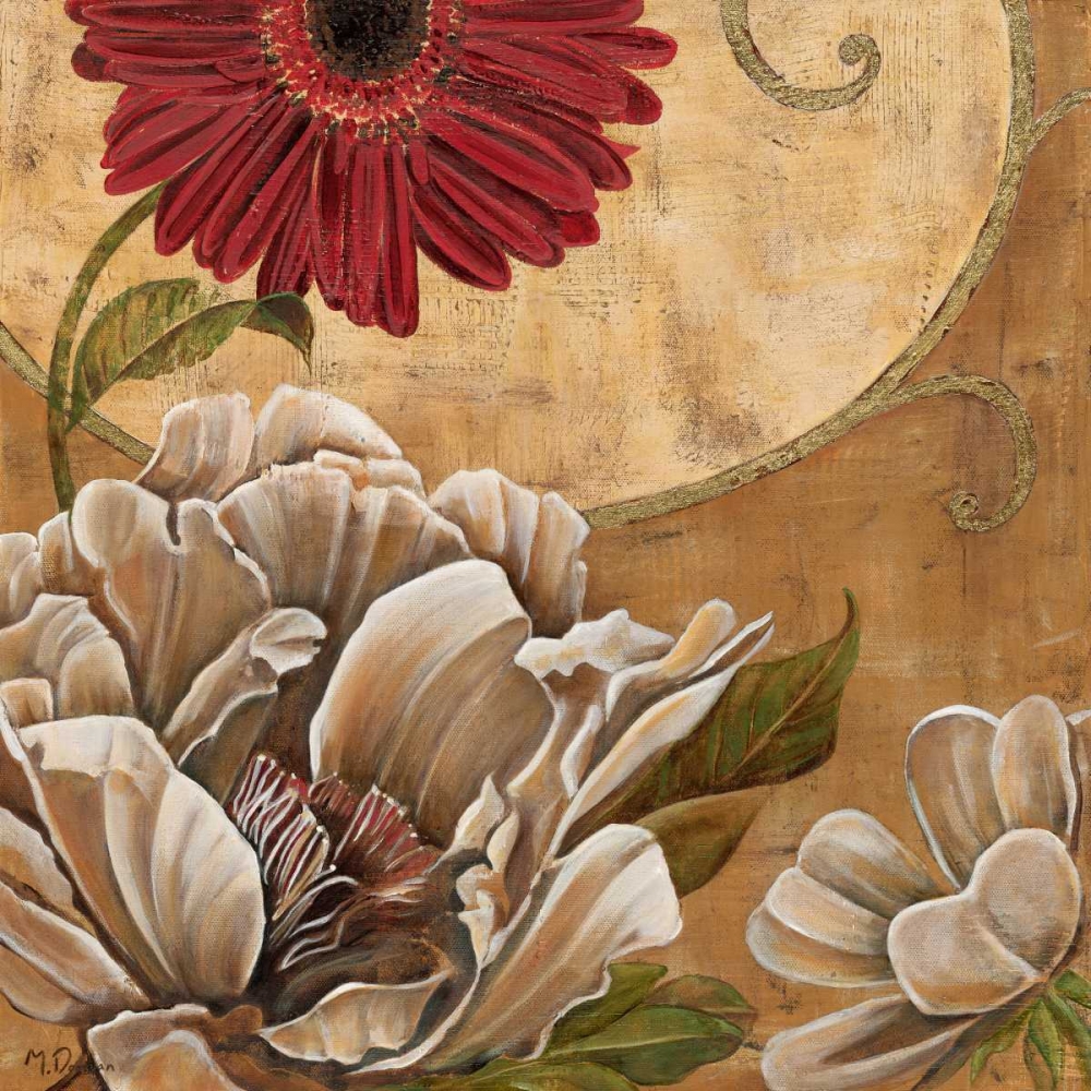Wall Art Painting id:10379, Name: Floral Aura I, Artist: Donovan, Maria