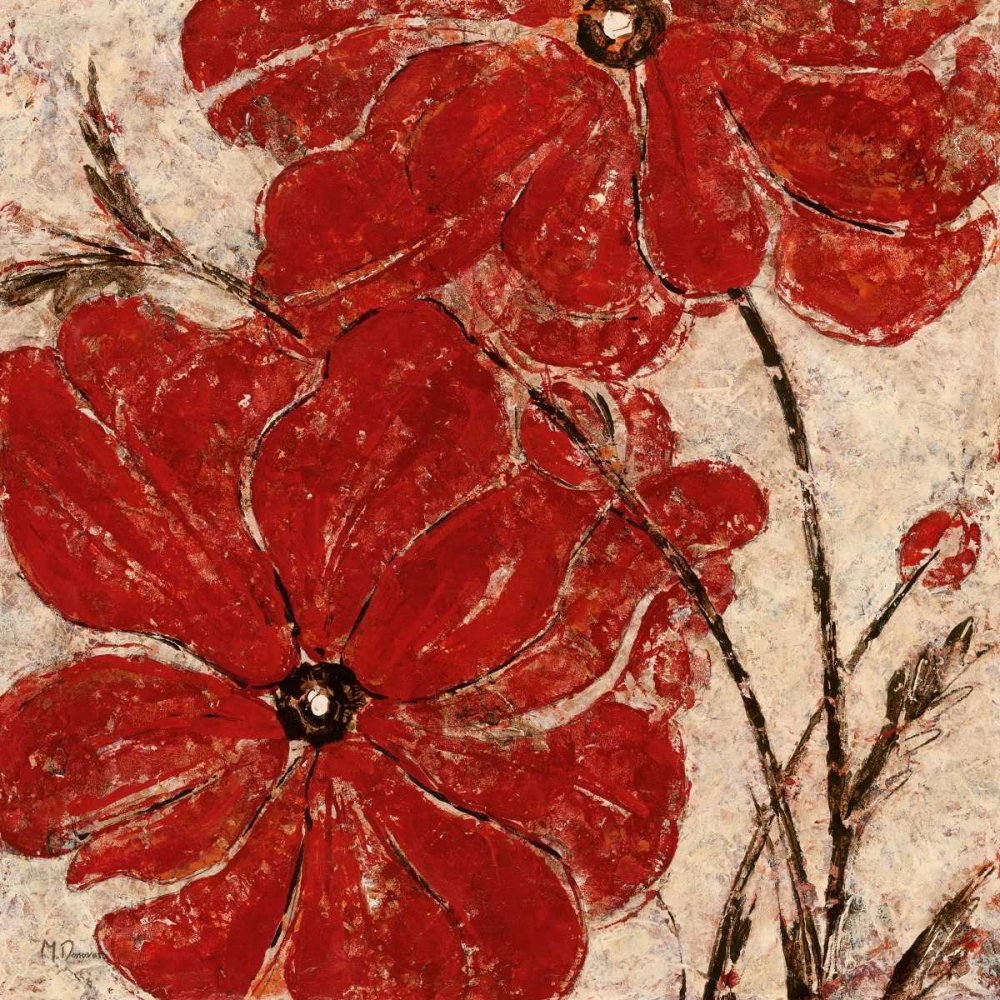 Wall Art Painting id:21345, Name: Red Passion I, Artist: Donovan, Maria